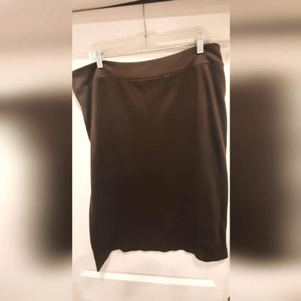 Brown Pencil Skirt
